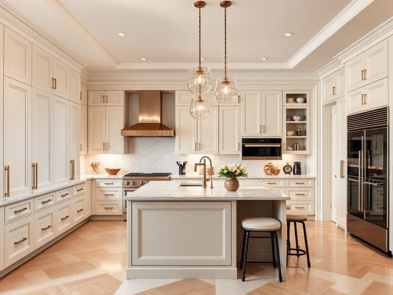 Spacious Kitchen at Mahindra Blossom Whitefield